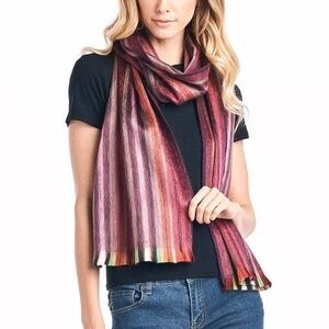 Alpaca Scarf Pomegranate